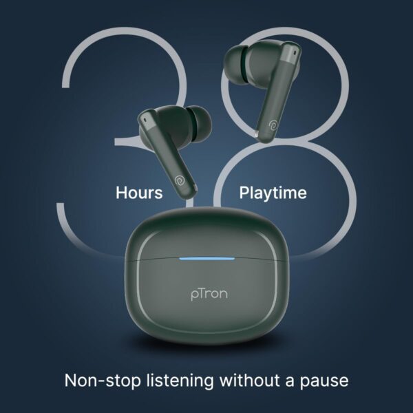 pTron Bassbuds Duo Pro TWS in Ear Earbuds with 3D Audioscape, - Image 3