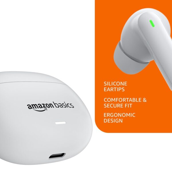 amazon basics True Wireless in-Ear Earbuds with Mic - Image 2