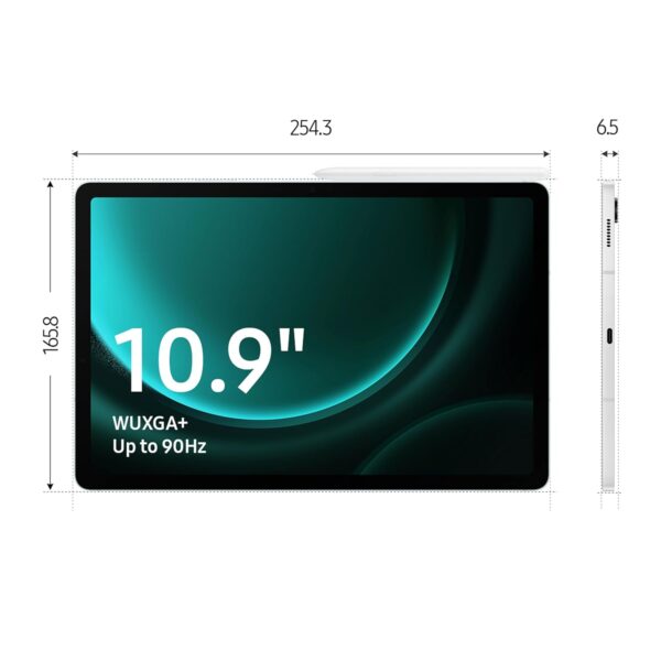 Samsung Galaxy Tab S9 FE 27.69 cm (10.9 inch) Display, RAM 6 GB, ROM 128 GB Expandable, S Pen in-Box, Wi-Fi, IP68 Tablet, Gray - Image 3
