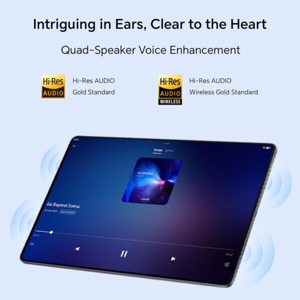 HONOR Pad X8a with Free Flip-Cover 27.94cm (11 inch) Wi-Fi Tablet, 4GB RAM 128 GB ROM Expandable Up to 1TB FHD Display 90Hz Refresh Rate, 8300mAh Battery, Quad Speakers, Snapdragon 680, Android 14 - Image 6