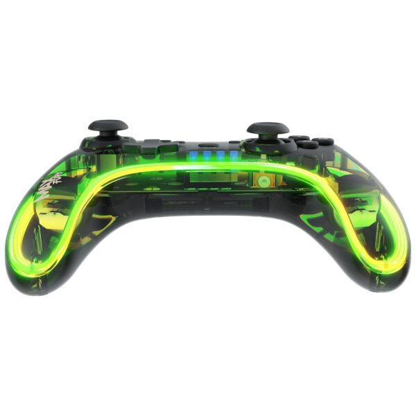 Zebronics MAX FURY Transparent RGB LED Illuminated Wired Gamepad for Windows PC, Android, with Dual analog sticks - Image 2