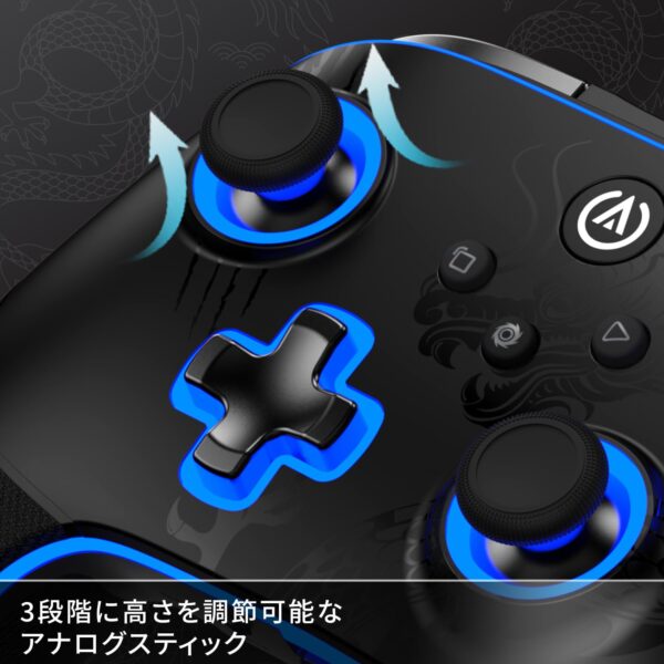 PowerA Battle Dragon™ Pro Wireless Controller with Lumectra for PC & Cloud Gaming: - Image 4