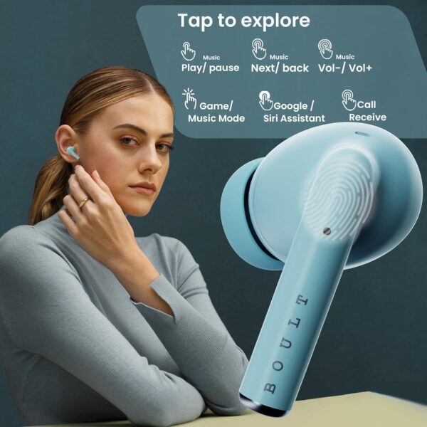 Boult Audio W20 Truly Wireless in Ear Earbuds with 35H Playtime, Zen™ - Image 3
