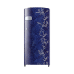 Samsung 184L 1 Star Digital Inverter Direct-Cool Single Door Refrigerator Appliance(RR19C2YCZ6U/NL,Mystic Overlay Blue) Base Stand Drawer